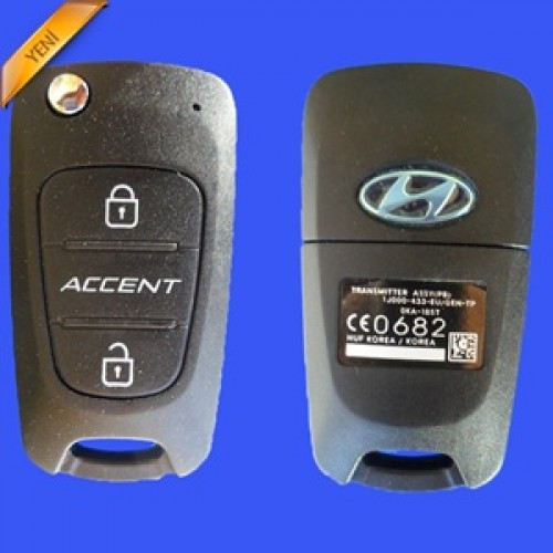 Hyundai accent blue anahtar